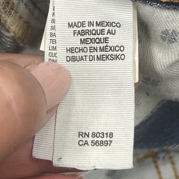 Lucky Brand 181 Jeans Relaxed Straight Blue Denim Men's 36X32 Y2K Retro Preppy - Picture 8 of 16